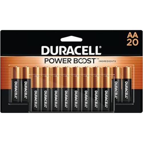 Duracell Coppertop AA alkaline batteries for digital thermometer