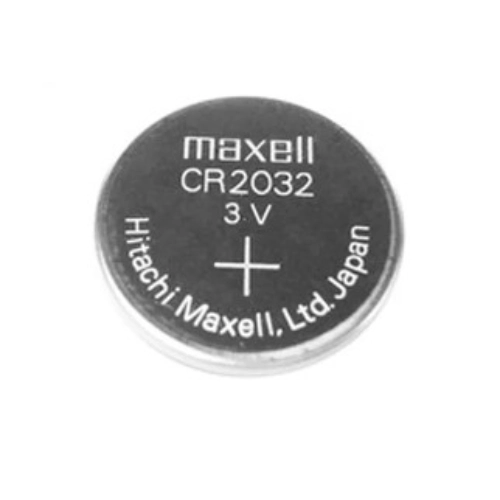Maxell CR2032 lithium coin battery for compatible glucometers