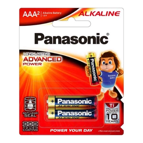 Panasonic AAA alkaline battery for compatible glucometers